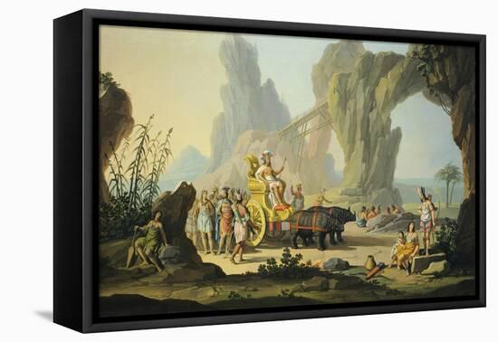 Triumph of America, Circa 1760-Giuseppe Zocchi-Framed Stretched Canvas