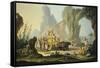 Triumph of America, Circa 1760-Giuseppe Zocchi-Framed Stretched Canvas