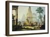 Triumph of America, Circa 1760-Giuseppe Zocchi-Framed Giclee Print