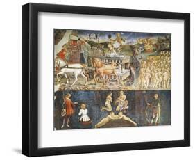 Triumph of Apollo and Sign of Gemini, Ca 1470-Francesco del Cossa-Framed Giclee Print