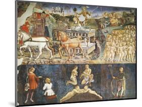 Triumph of Apollo and Sign of Gemini, Ca 1470-Francesco del Cossa-Mounted Giclee Print