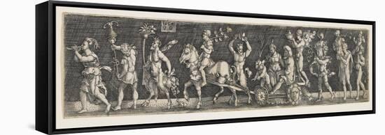 Triumph of Bacchus, 1534-null-Framed Stretched Canvas