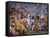 Triumph of Bacchus and Ariadne, from Loves of the Gods Frescos-Annibale Carracci-Framed Stretched Canvas