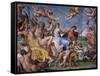 Triumph of Bacchus and Ariadne, from Loves of the Gods Frescos-Annibale Carracci-Framed Stretched Canvas