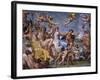 Triumph of Bacchus and Ariadne, from Loves of the Gods Frescos-Annibale Carracci-Framed Giclee Print