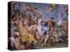 Triumph of Bacchus and Ariadne, from Loves of the Gods Frescos-Annibale Carracci-Stretched Canvas