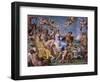 Triumph of Bacchus and Ariadne, from Loves of the Gods Frescos-Annibale Carracci-Framed Giclee Print