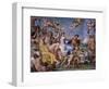 Triumph of Bacchus and Ariadne, from Loves of the Gods Frescos-Annibale Carracci-Framed Giclee Print