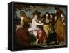 Triumph of Bacchus-Diego Velazquez-Framed Stretched Canvas