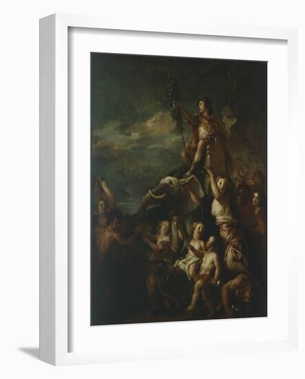 Triumph of Bacchus-Charles de La Fosse-Framed Giclee Print