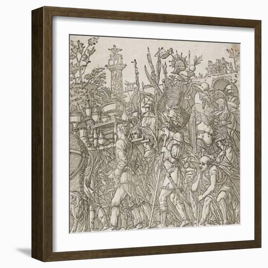 Triumph of Caesar, 1599-Andrea Andreani-Framed Giclee Print