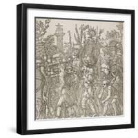 Triumph of Caesar, 1599-Andrea Andreani-Framed Giclee Print