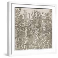 Triumph of Caesar, 1599-Andrea Andreani-Framed Giclee Print