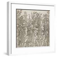 Triumph of Caesar, 1599-Andrea Andreani-Framed Giclee Print