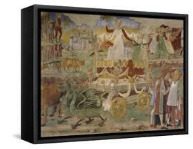 Triumph of Ceres, Scene from Month of August-Cosimo Tura-Framed Stretched Canvas