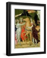 Triumph of Chastity, Inspired by Triumphs by Petrarch-Jacopo Del Sellaio-Framed Giclee Print