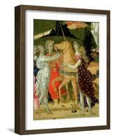 Triumph of Chastity, Inspired by Triumphs by Petrarch-Jacopo Del Sellaio-Framed Giclee Print