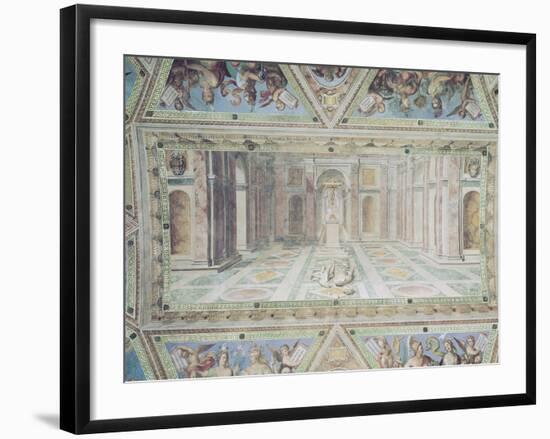 Triumph of Christianity, from the Raphael Rooms-Tommaso Laureti-Framed Giclee Print