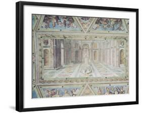 Triumph of Christianity, from the Raphael Rooms-Tommaso Laureti-Framed Giclee Print