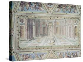 Triumph of Christianity, from the Raphael Rooms-Tommaso Laureti-Stretched Canvas