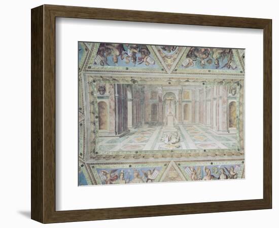 Triumph of Christianity, from the Raphael Rooms-Tommaso Laureti-Framed Giclee Print