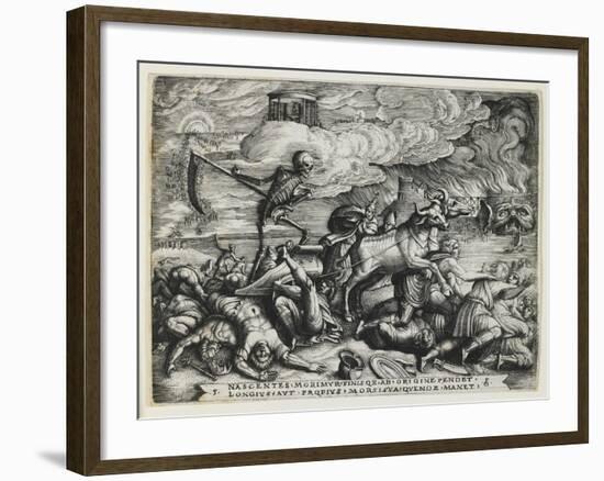 Triumph of Death, 1539-Georg Pencz-Framed Giclee Print