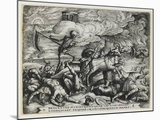 Triumph of Death, 1539-Georg Pencz-Mounted Giclee Print
