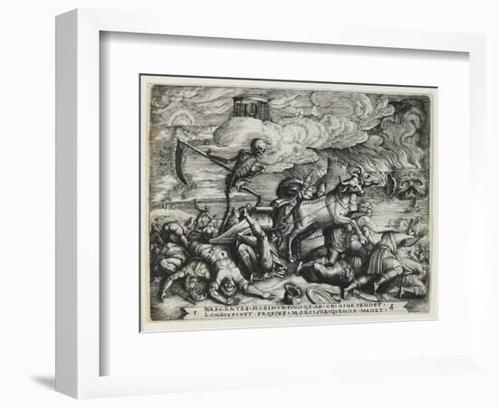 Triumph of Death, 1539-Georg Pencz-Framed Giclee Print