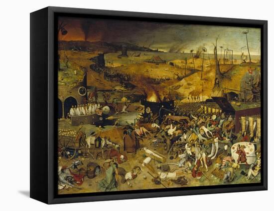 Triumph of Death, about 1562-Pieter Bruegel the Elder-Framed Stretched Canvas