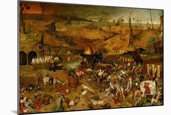 Triumph of Death, circa 1562-Pieter Bruegel the Elder-Mounted Giclee Print