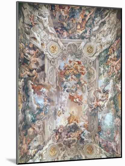 Triumph of Divine Providence-Pietro Da Cortona-Mounted Giclee Print