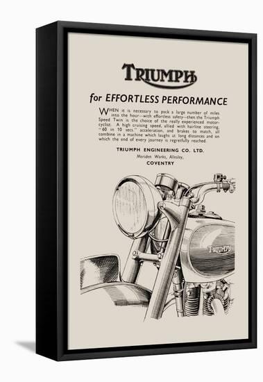 Triumph of Effortless Performance-null-Framed Stretched Canvas