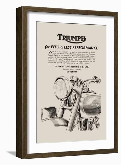 Triumph of Effortless Performance-null-Framed Art Print