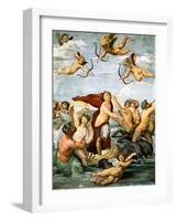 Triumph of Galatea, C. 1512-Raphael-Framed Giclee Print