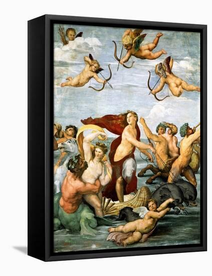 Triumph of Galatea, C. 1512-Raphael-Framed Stretched Canvas