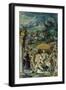 Triumph of Ghibelline Ugolino Rossi after Battle of Campaldino in Tuscany in 1289-null-Framed Giclee Print