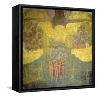 Triumph of Heaven Sketch-Kasimir Malevich-Framed Stretched Canvas