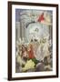 Triumph of King Louis XIV (1638-1715) of France Driving the Chariot of the Sun Preceded by Aurora-Joseph Werner-Framed Giclee Print