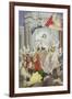 Triumph of King Louis XIV (1638-1715) of France Driving the Chariot of the Sun Preceded by Aurora-Joseph Werner-Framed Giclee Print