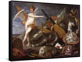 Triumph of Love and Beauty-Thomas Willeboirts-Framed Stretched Canvas
