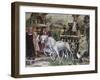 Triumph of Minerva, Scene from Month of March, Ca 1470-Francesco del Cossa-Framed Giclee Print