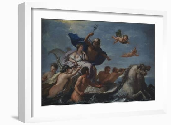 Triumph of Neptune and Amphitrite-Paolo de Matteis-Framed Giclee Print