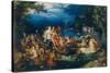 Triumph of Neptune and Amphitrite-Frans II the Younger Francken-Stretched Canvas