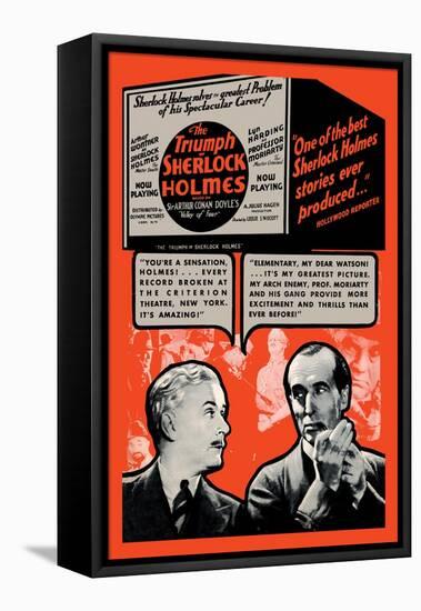 Triumph of Sherlock Holmes-null-Framed Stretched Canvas