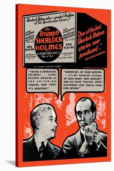 Triumph of Sherlock Holmes-null-Stretched Canvas