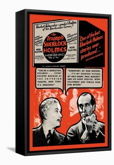 Triumph of Sherlock Holmes-null-Framed Stretched Canvas