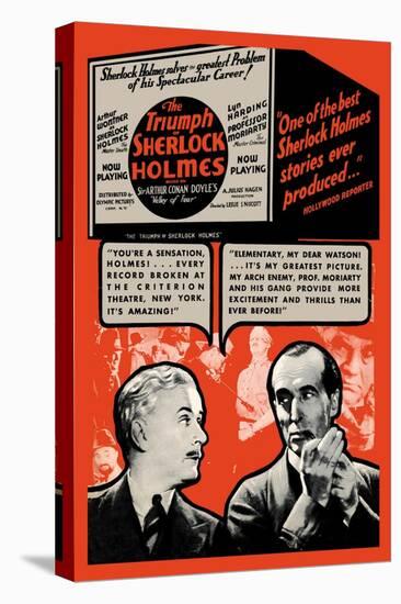 Triumph of Sherlock Holmes-null-Stretched Canvas