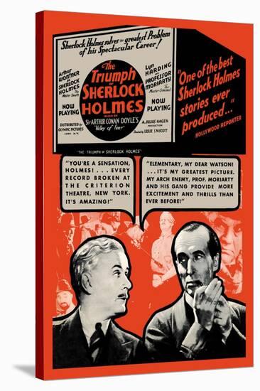 Triumph of Sherlock Holmes-null-Stretched Canvas