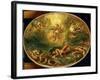 Triumph of St. Michael (Oil on Panel)-Ferdinand Victor Eugene Delacroix-Framed Giclee Print