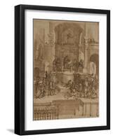 Triumph of St Thomas Aquinas-Filippino Lippi-Framed Art Print